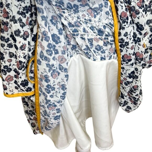 Tularosa - “Gloria” Tiered Flounce Dress in “Malibu Floral” - Size L, Multi - Picture 14 of 16